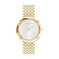 Twisted Bezel Quartz White Round Dial Women's Watch - 25200321