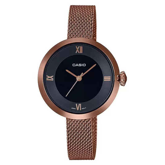 Rose Gold Analog - Women's Watch LTP-E154MR-1ADF (A1853)