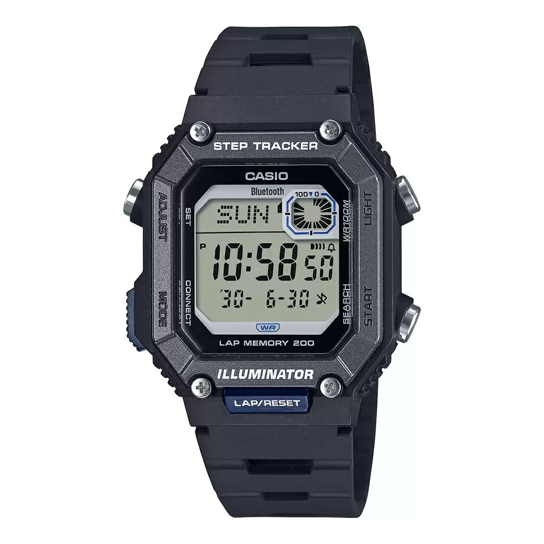 Casio Men's Black Digital Resin Watch YOUTH WS-B1000-1AVDF - D352