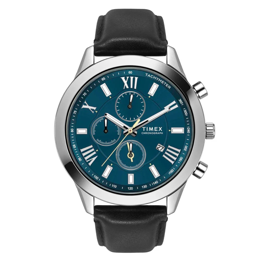 Timex Cosmic Awe Men Chronograph Round Dial Teal Watch - TWEG18515