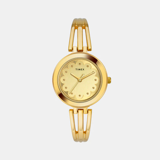 TIMEX BLOOM Gold Tone Women’s Watch TWTL10311