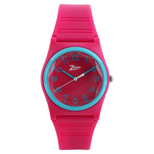 Zoop By Titan Quartz Analog Pink Dial PU Strap Watch for Kids NS26010PP01 / 26010PP01