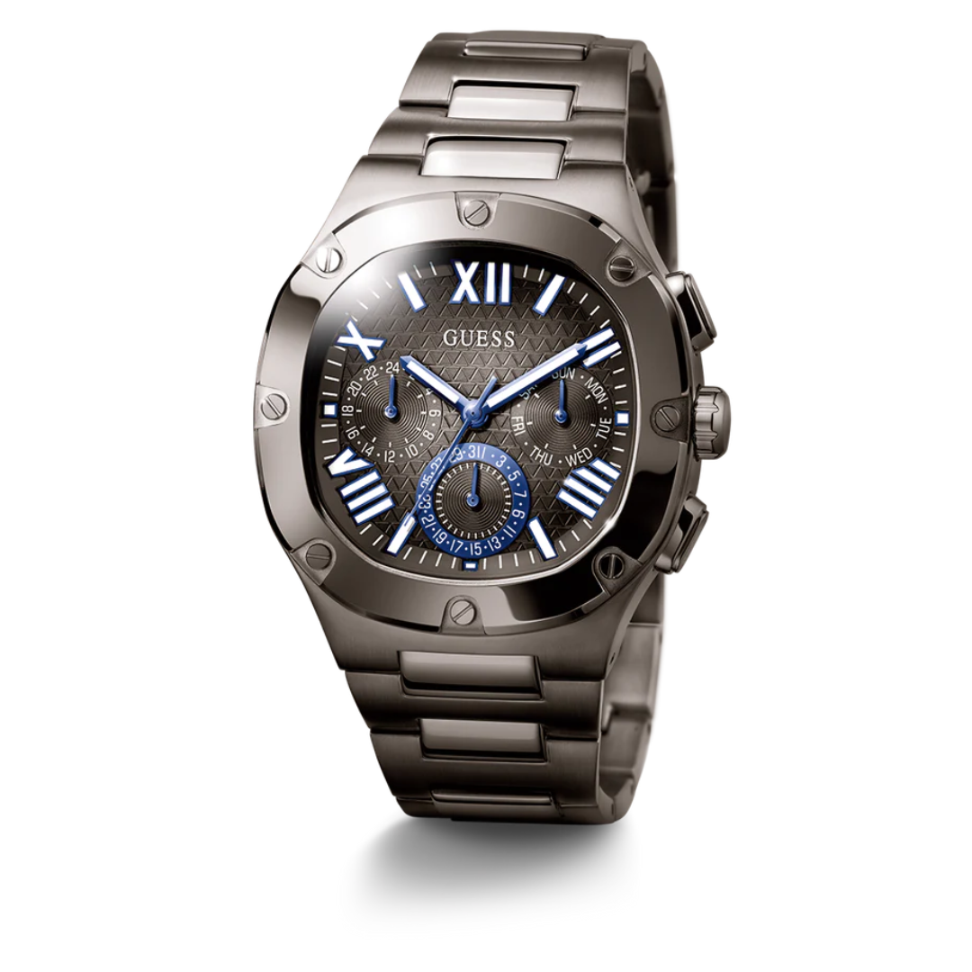 Guess Men's Gunmetal Multi-function Watch GW0572G5