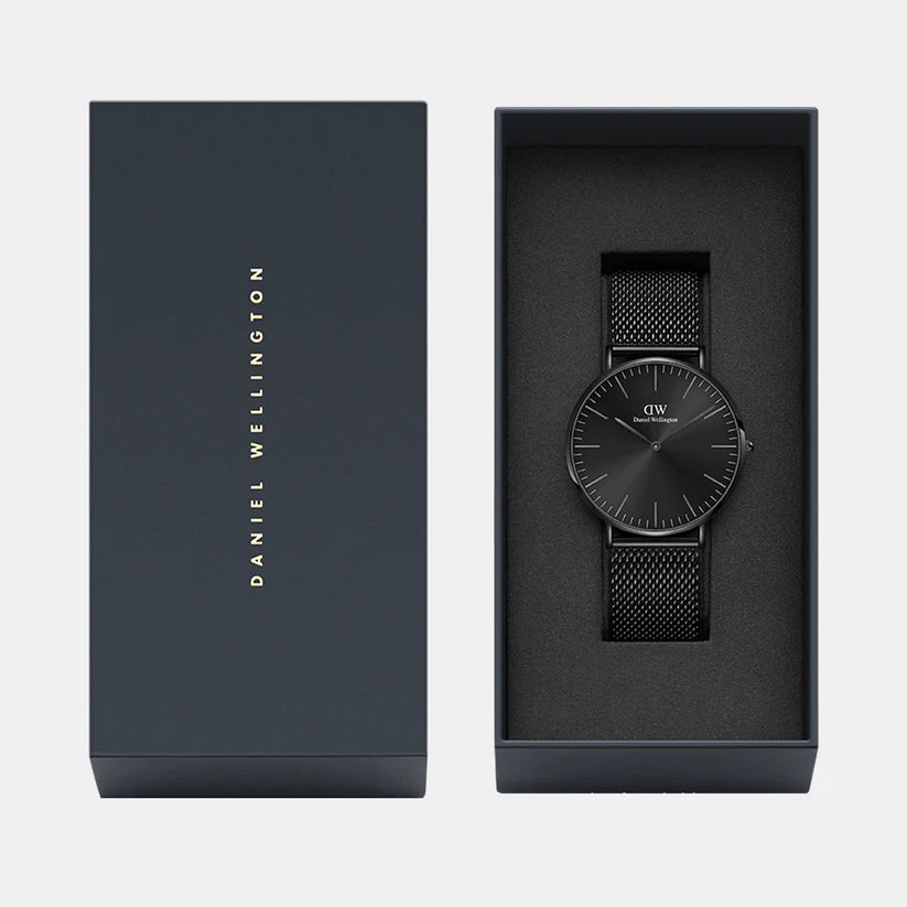 Daniel Wellington  Classic Men's Black Analog Stainless Steel Watch DW00100632K