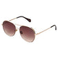 French Connection Gradient Round Women's Sunglasses - FC 7447 C3