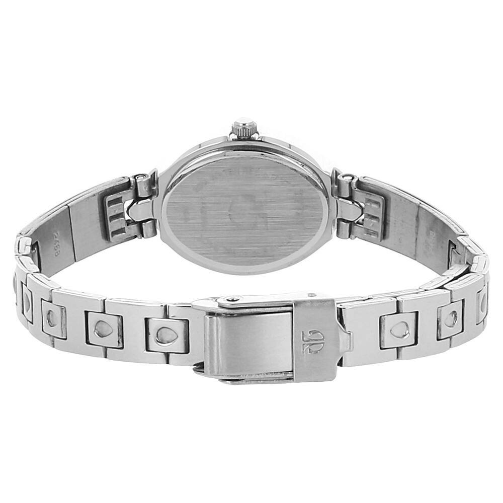 Titan White Dial Silver Stainless Steel Strap Watch 2468SM05 (DE803)