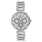 Titan Quartz Analog Silver Dial Stainless Steel Strap Watch for Women NR2480SM03