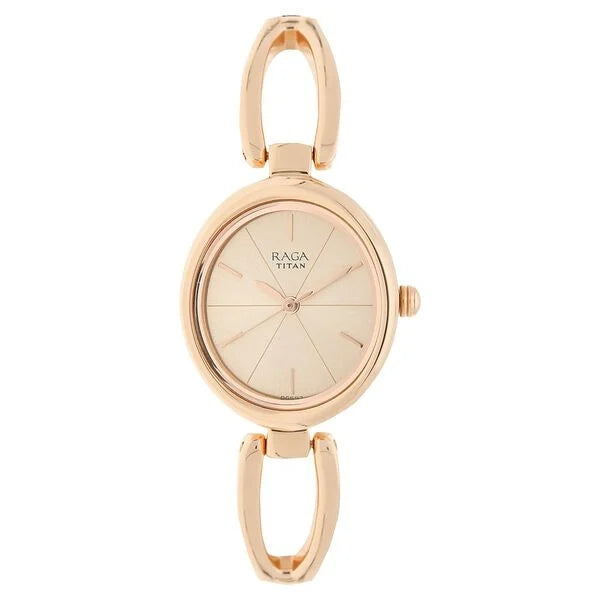 Titan Raga Viva Rose Gold Dial Women Watch With Metal Strap NS2579WM01 / 2579WM01