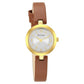 Titan Lagan Silver Dial Analog Leather Strap Watch for Women NS2598YL03 / 2598YL03