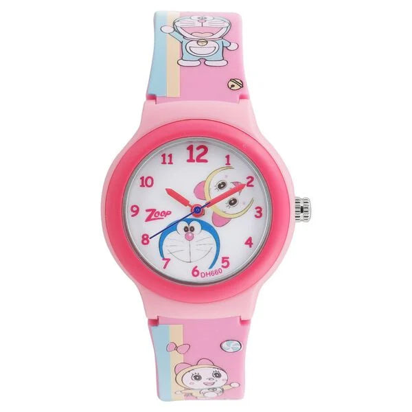 Zoop By Titan Quartz Analog White Dial PU Strap Watch for Kids ns26013pp03 / 26013pp03