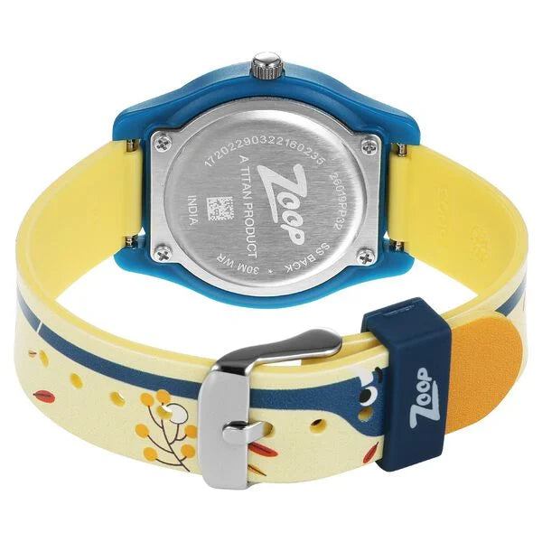 Zoop By Titan Friends From Nature Yellow Dial Plastic Strap for Kids ns26019pp32w / 26019pp32w