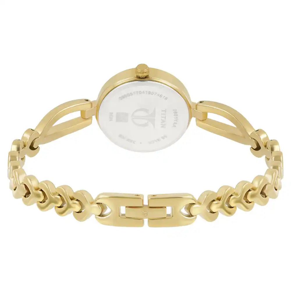 Titan watch golden online chain price