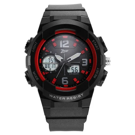 Zoop By Titan Quartz Analog Digital Black Dial Plastic Strap Watch for Kids nr26026pp03w / 26026pp03w