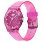 Zoop by Titan Glitter Quartz Analog Pink Dial Polyurethane Strap Watch for Kids 26030PP03W