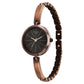 Titan Raga Viva Quartz Analog Brown Dial Brown Metal Strap Watch for Women 2606QM03 / NS2606QM03