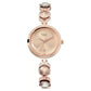 TITAN Raga Viva Rose Gold Dial Metal Strap Watch NQ2606WM02