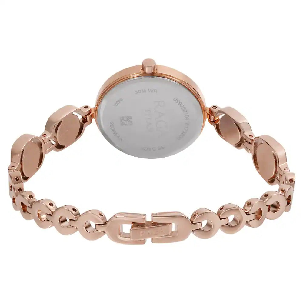 Titan raga rose on sale gold with bracelet