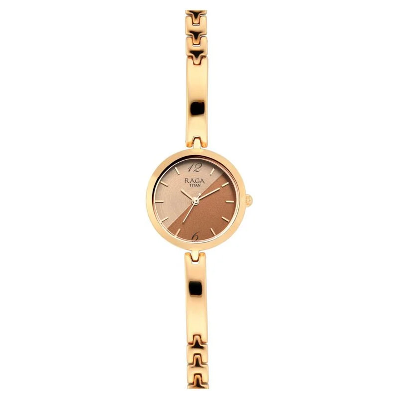 Titan Raga Viva Bicolour Dial Women Watch With Metal Strap NS2606WM07 KRISHNA WATCH COMPANY