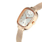 Titan Raga Silver Dial Rose Gold Stainless Steel Strap Watch NL2610WM01 (DH554)