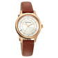 Titan Quartz Analog Silver Dial Leather Strap Watch for Women 2638wl01