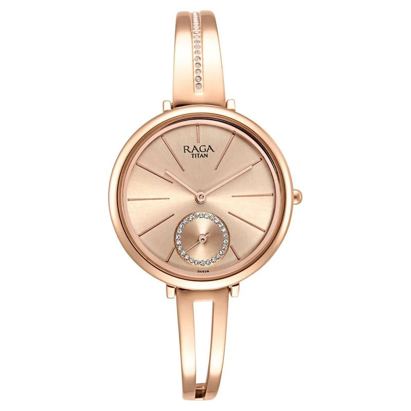 Titan Raga Viva Rose Gold Dial Women Watch With Metal Strap NS2647WM01 / 2647WM01