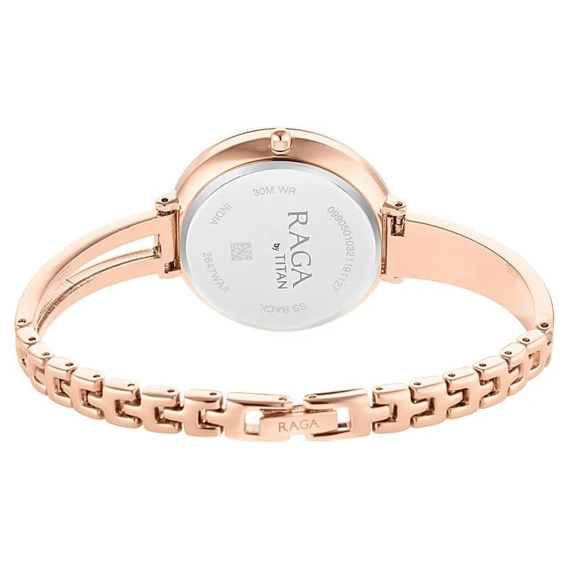 Titan Raga Viva Rose Gold Dial Women Watch With Metal Strap NS2647WM01 / 2647WM01