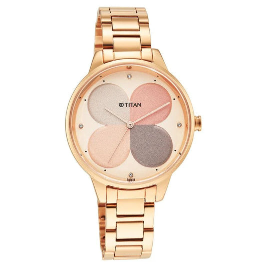 Titan Purple Glam It Up Multicoloured Dial Women Watch With Stainless Steel Strap NS2648WM02 / 2648WM02