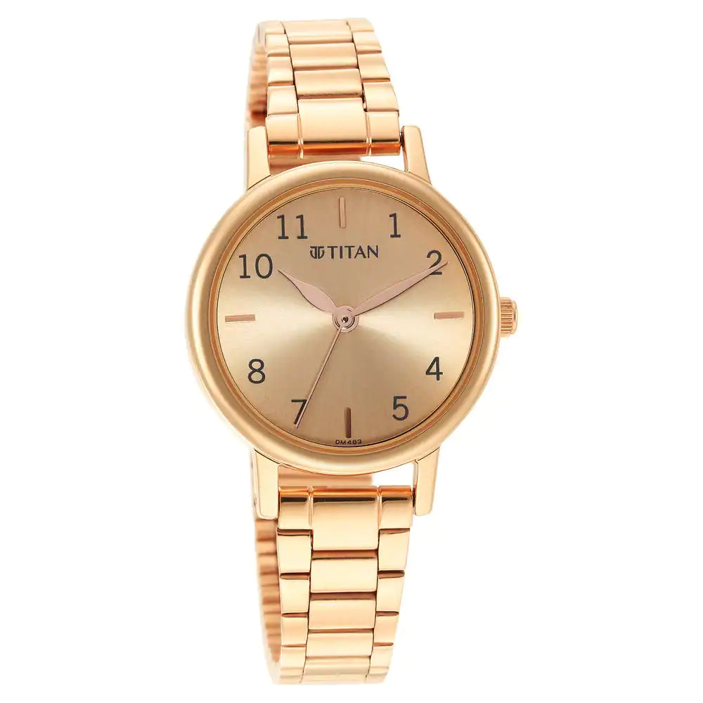 Ladies Karishma Rose Gold Dial Metal Strap Watch 2678WM01/ NS2678WM01