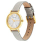 Titan Karishma Grey Dial Analog Leather Strap watch for WoMen NR2678YL01 / 2678YL01