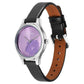 Titan Karishma Quartz Analog Purple Leather Strap for Women 2679SL01