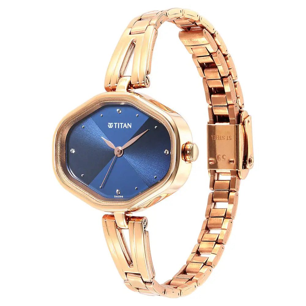 Ladies Karishma Blue Dial Metal Strap Watch  NS2680WM01