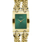 GUESS MOD HEAVY METAL Ladies Gold Tone Analog Watch GW0740L2