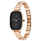 Titan Raga Chic Quartz Analog Black Dial Rose Gold Metal Strap Watch for Women NS2687WM01