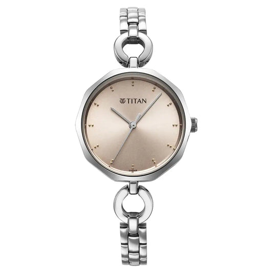 Titan Karishma Silver Dial Watch 2702SM01