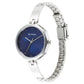 Titan Karishma Quartz Analog Blue Dial Stainless Steel Strap Watch for Women 2702SM02