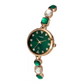 TIMEX FRIA WOMEN'S GREEN DIAL ROUND CASE 3 HANDS FUNCTION WATCH TWEL17301