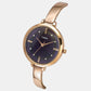 TIMEX  Women's Purple Analog Brass Watch TWEL12824