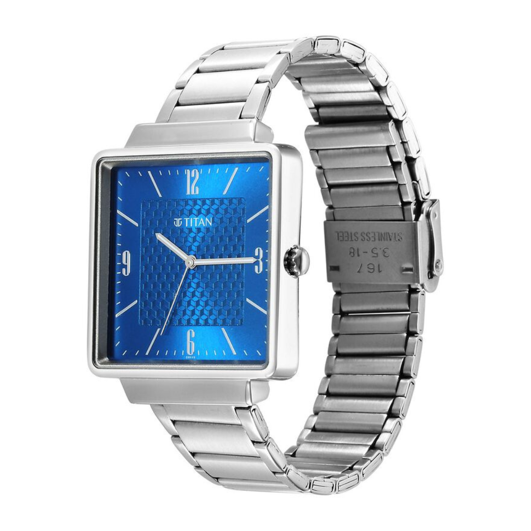 Titan Karishma Blue Dial Watch for Men 10005SM01 / NR10005SM01