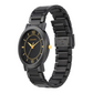 Beyond Gold Black Dial Metal Strap Watch NR77108KM01W