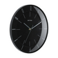 Contemporary Black Wall Clock with Domed Glass - 27 cm x 27 cm (Small) W0010PA01