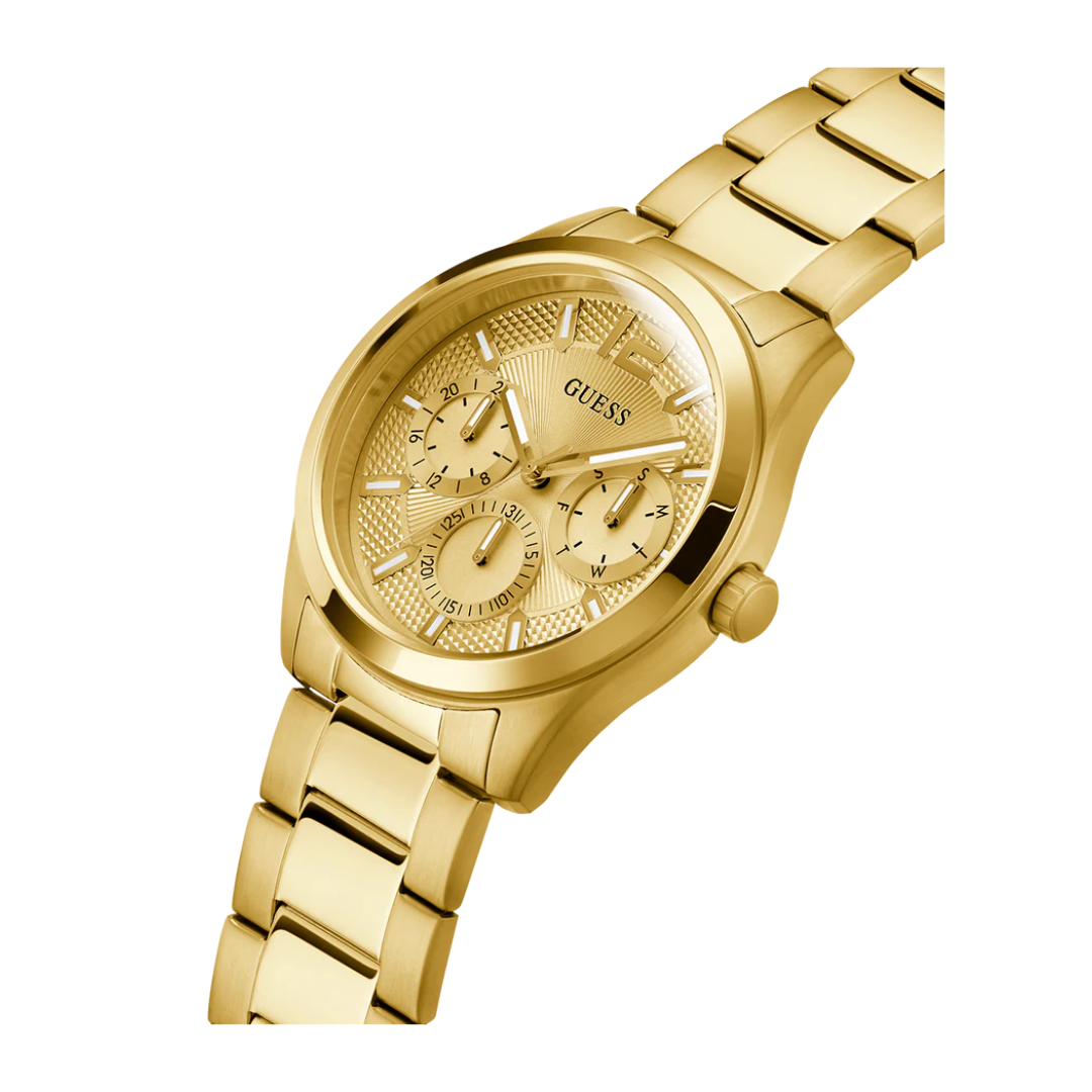 Guess Men's Gold Tone Multi-function Watch GW0707G3