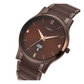 Timex Men Brown Round Analog Dial Watch- TW000R461