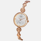 Timex Fria Women Mother Of Pearl Dial Round Analog Brass Watch GTWEL18102