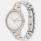 Linked Female White Analog Stainless Steel Watch 25200428