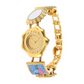 Titan Raga X Masaba Golden Dial Women Watch With Metal Strap 95165YM01