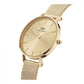 Unisex Petite Unitone Dial Gold 36 mm Analogue Watch DW00100475