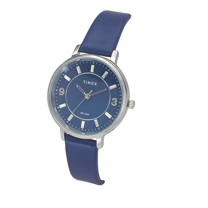 TIMEX Women Blue Round Dial Analog Watch - TWEL15818