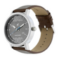 Fastrack Fundamentals Quartz Analog Grey Dial Leather Strap Watch for Guys 38052SL03 (DH697)