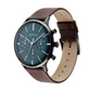 Titan Quartz Multifunction Green Dial Leather Strap Watch for Men 90134QL01 / NS90134QL01