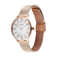 Titan TGIF Quartz Analog Mother Of Pearl Dial Rose Gold Stainless Steel Strap Watch for Women  NS95248WM02